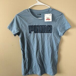 Puma Blue Graphic T-Shirt